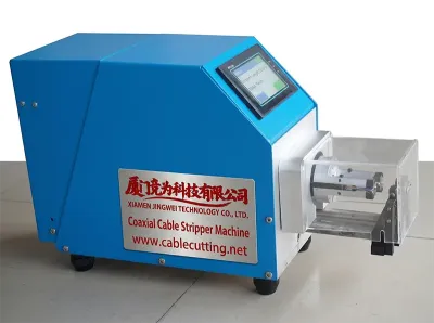 Máy Tuốt Cáp Đồng Trục Tự Động 9 Lưỡi Chính Xác WPM-28