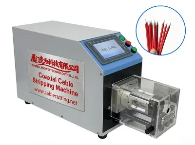 Máy Tuốt Dây Cáp Đồng Trục Tự Động Chính Xác Cao WPM-6806D