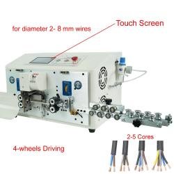 Máy Tuốt và Cắt Dây Nhiều Lõi Tròn Kép (2-8mm) Chuyên Dụng WPM-YHT6