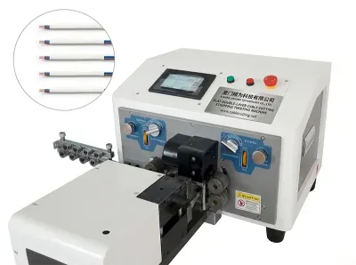Máy Cắt Tuốt Xoắn Cáp Dẹt Hai Lớp Tự Động WPM-320
