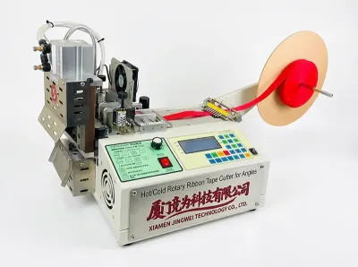 Máy Cắt Băng Ruy Băng Dao Quay Nóng/Lạnh Cho Góc WPM-919X Thumb