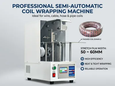Máy Đóng Gói Quấn Cáp Bán Tự Động Tiện Lợi WPM-120X