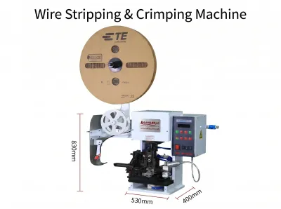 Máy Tuốt Dây và Dập Đầu Tự Động Đa Năng WPM-2008A2 - Máy Dập Đầu Cos Bán Tự Động