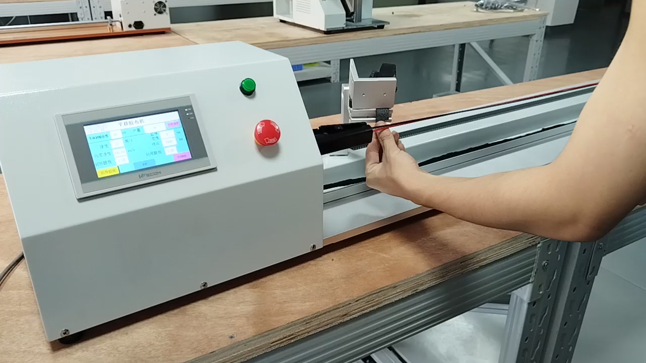 Máy quấn băng dính 2000mm kèm đồ gá: Ngăn ngừa dây chạy lên hiệu quả