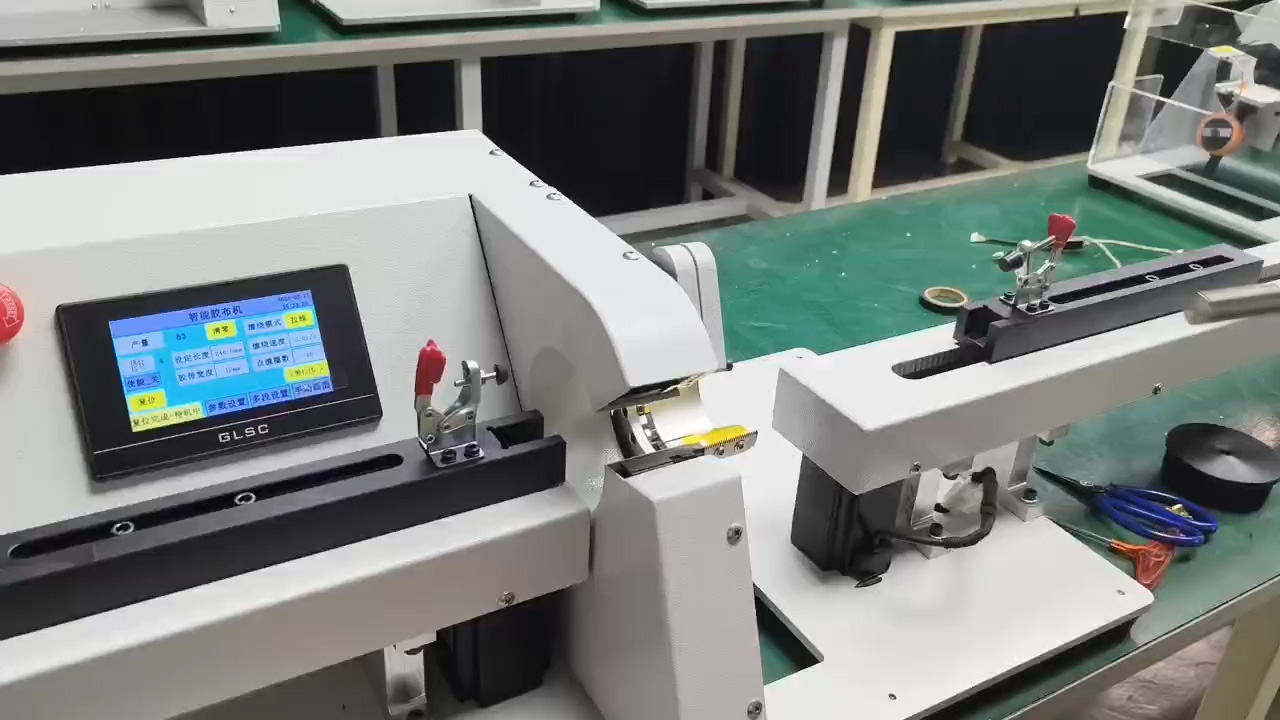 Máy Quấn Băng Kết Hợp Kéo Dây Hai Mặt JW-303KL-1m – Quấn Ống Chính Xác, Tự Động Hóa Cao