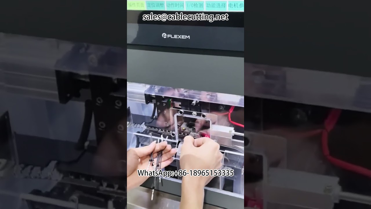 Máy luồn đầu cắm chống thấm cho dây cáp ô tô | Gia công dây điện tự động hóa