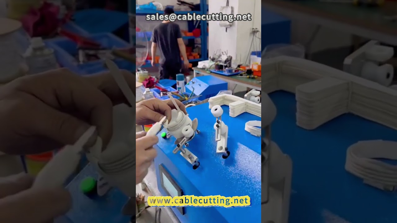 Máy quấn dây dữ liệu chính xác | Tự động hóa gia công dây harness #dây dữ liệu #máy quấn dây #xử lý dây harness #gia công dây