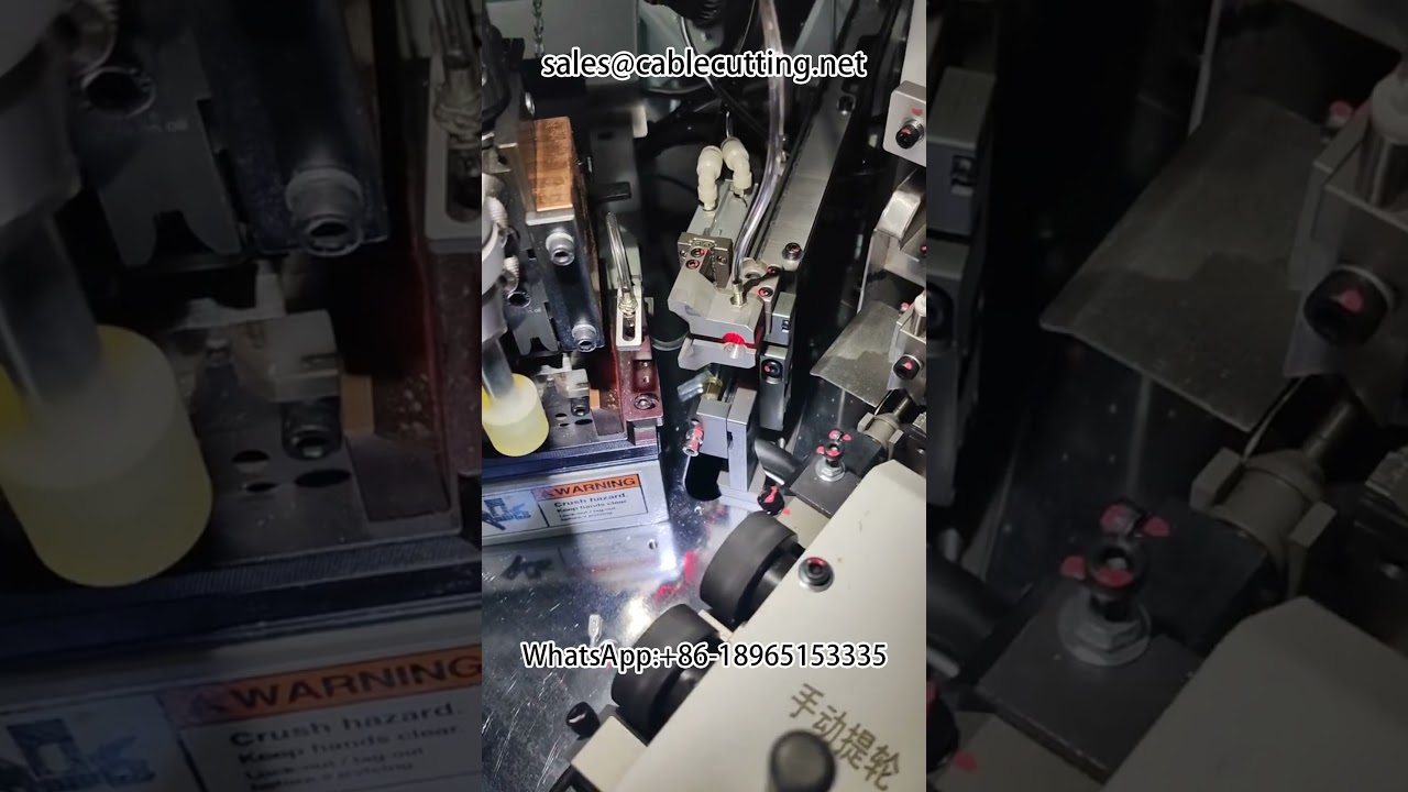 Máy cắt bóc dây hai đầu tốc độ cao | Thiết bị gia công dây cáp bọc đơn