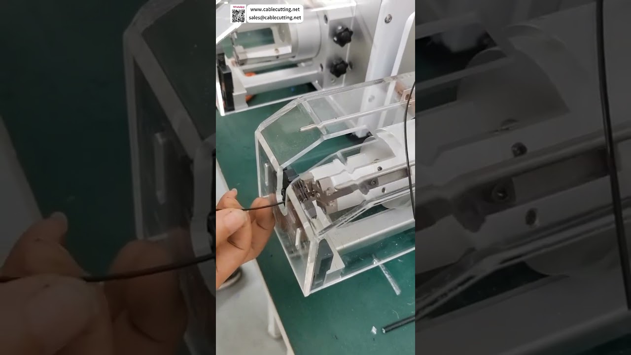 Máy tuốt cáp đồng trục Teflon - Lưỡi cắt xoay bảo vệ dây dẫn bên trong