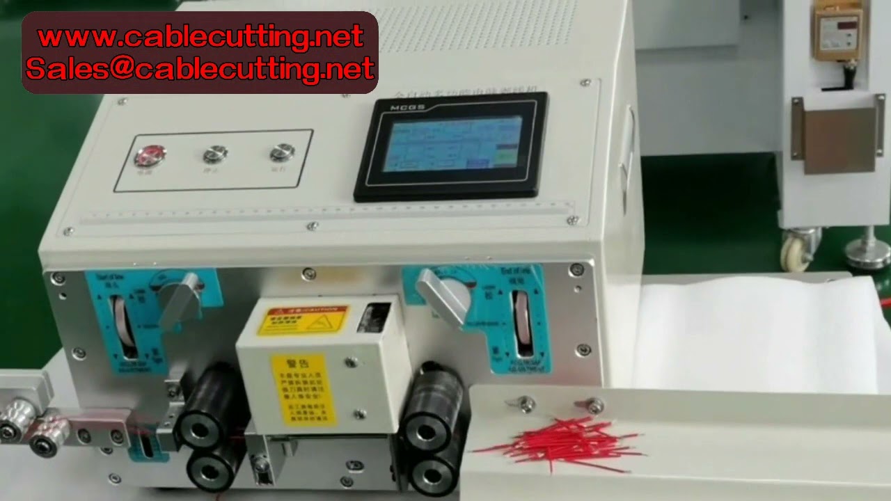 Máy Cắt Tuốt Dây Điện Tự Động 2 Dây - Máy Cắt và Tuốt Dây Cáp Chính Xác Cao