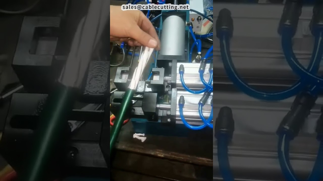 Máy tuốt dây cáp công suất cao Model 416 - Demo tước dây 20mm