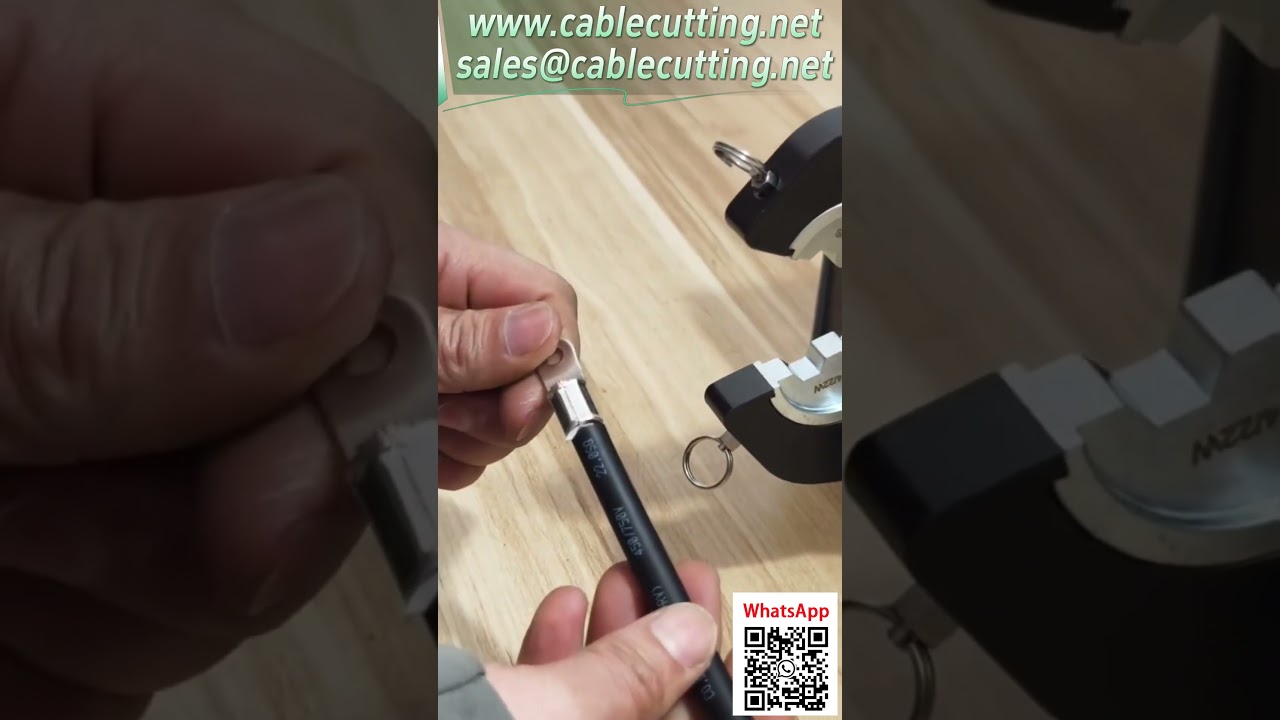 Máy ép đầu cos điện tự động - Trình diễn ép đầu cốt đồng hình lục giác chất lượng cao