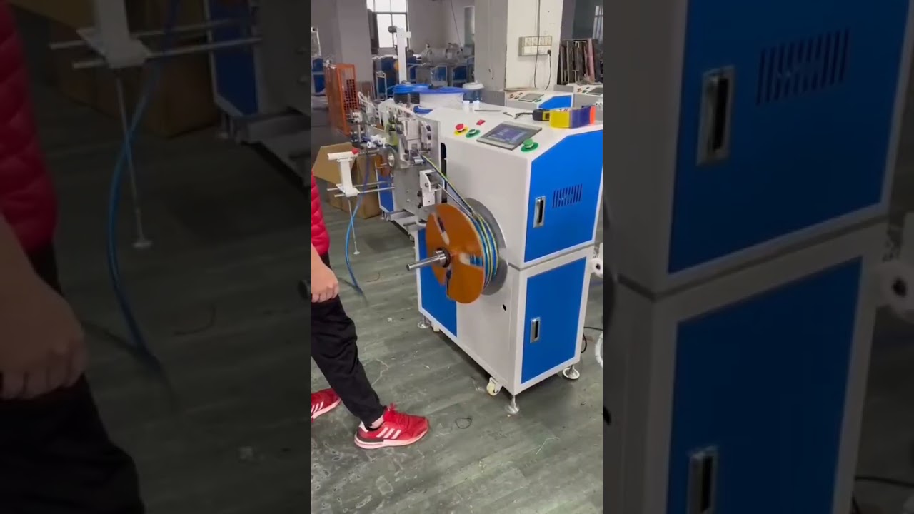 Máy tự động đếm, phân loại, cắt & cuộn ống khí nén - Demo trực tiếp | Nhà máy thông minh #factory