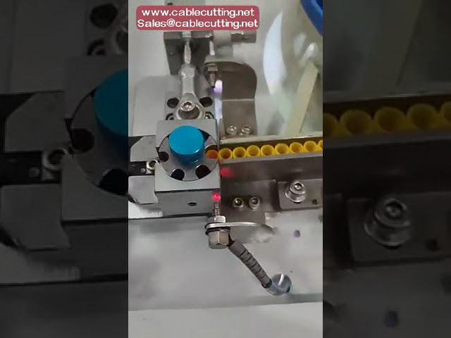 Máy bóc vỏ và bấm đầu cosse dây điện tự động - Máy bấm ống cốt cách điện hiệu quả cao