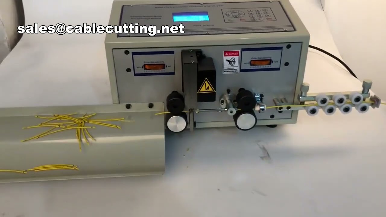 Máy Tuốt Dây Tự Động - Bóc Vỏ Cáp 2.5mm², Máy Cắt Dây Điện Chính Xác Cao