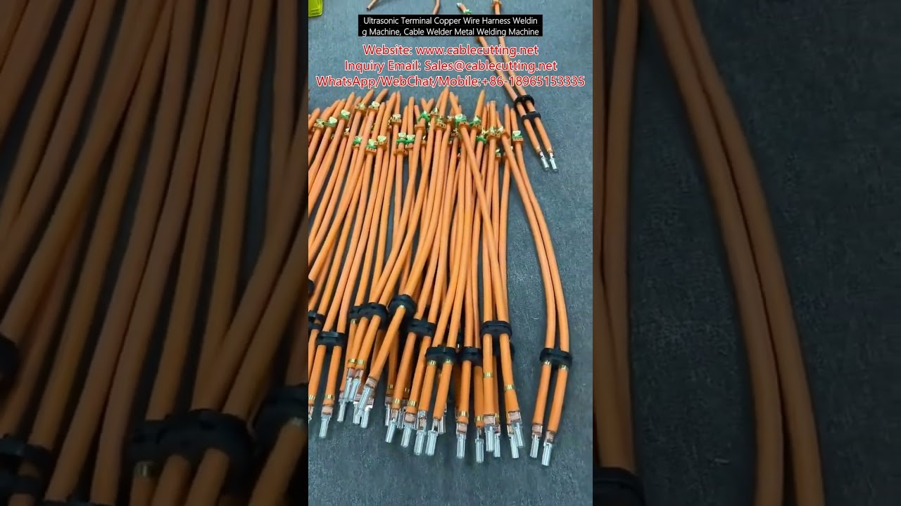 Máy hàn siêu âm đầu nối dây cáp đồng, hàn dây harness ô tô, thiết bị hàn kim loại tự động