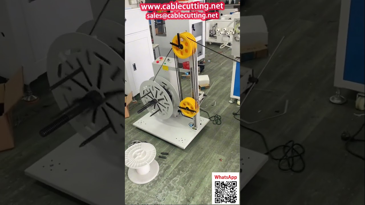 Máy cuộn & buộc cáp mạng tự động có bộ đếm - Cuộn lớn và nhỏ