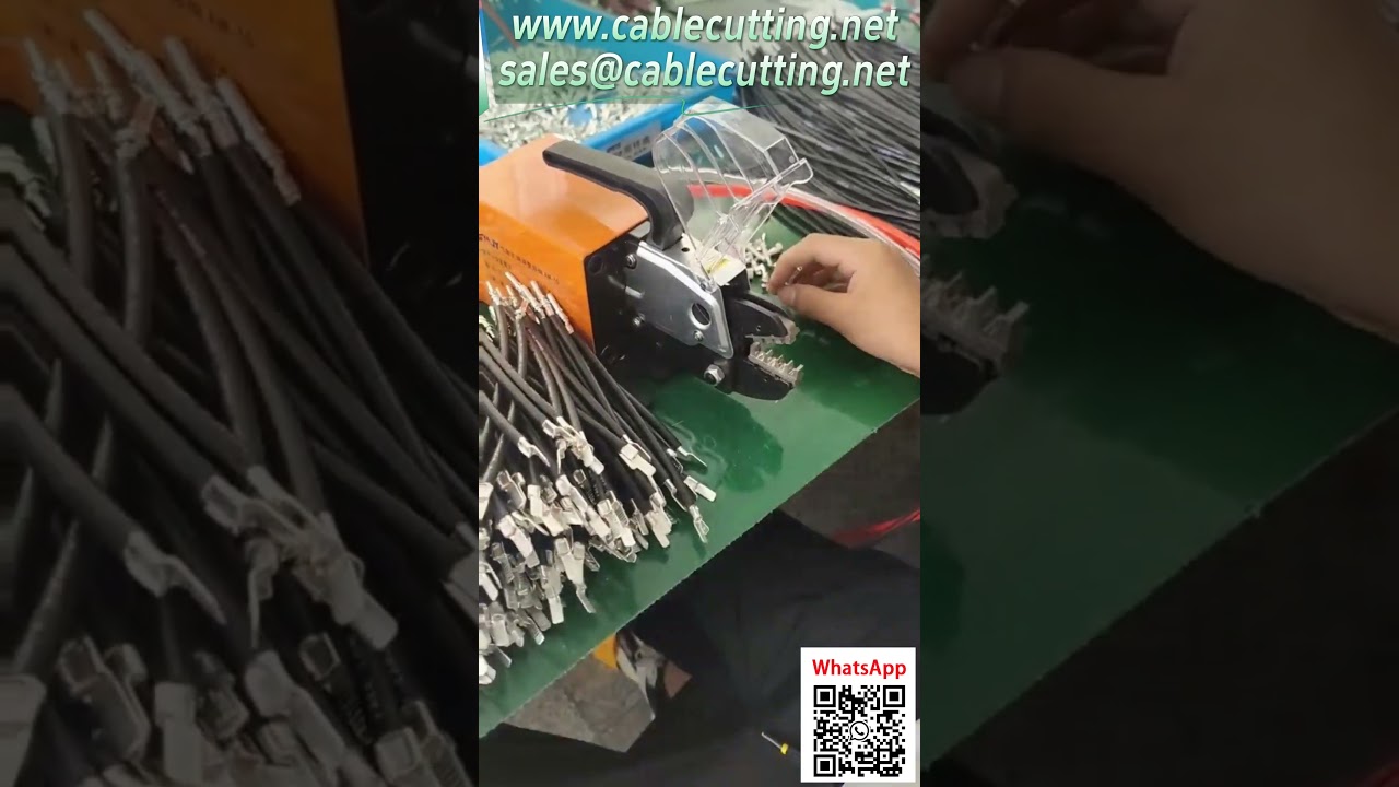 【Máy ép dây khí nén AM 10】Video thực tế ép dây tại nhà máy