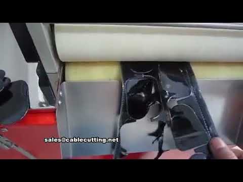 Máy cắt siêu âm khóa dán (Velcro) và ren - Cắt chính xác, hiệu suất cao