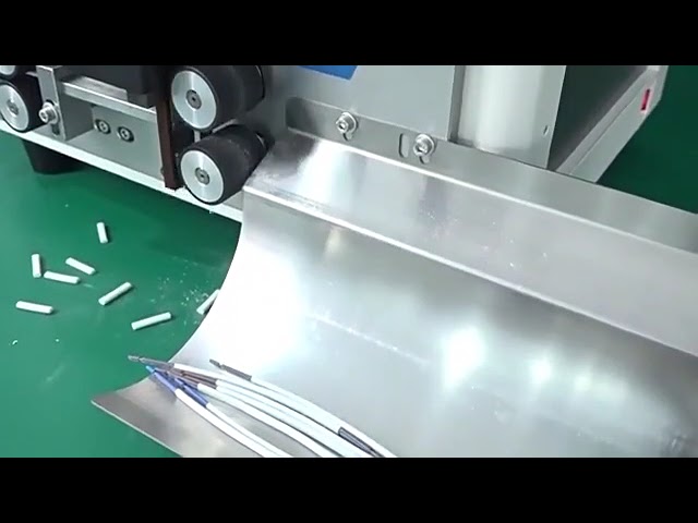 Máy Tuốt Dây Điện Tự Động LY-904-4 Màn Hình Cảm Ứng 3 Inch 4 Bánh Xe Cắt Dây Tròn/Dẹt