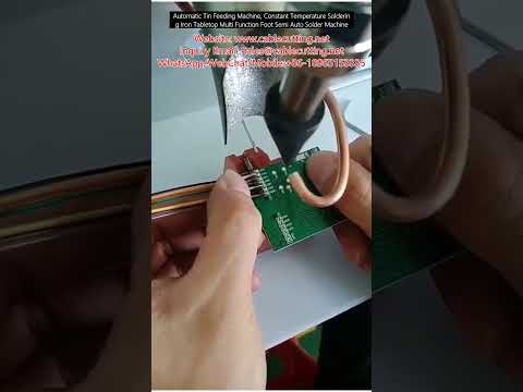 Máy Cấp Thiếc Tự Động Bàn Làm Việc - Mỏ Hàn Hằng Nhiệt Đa Năng Chân Đạp