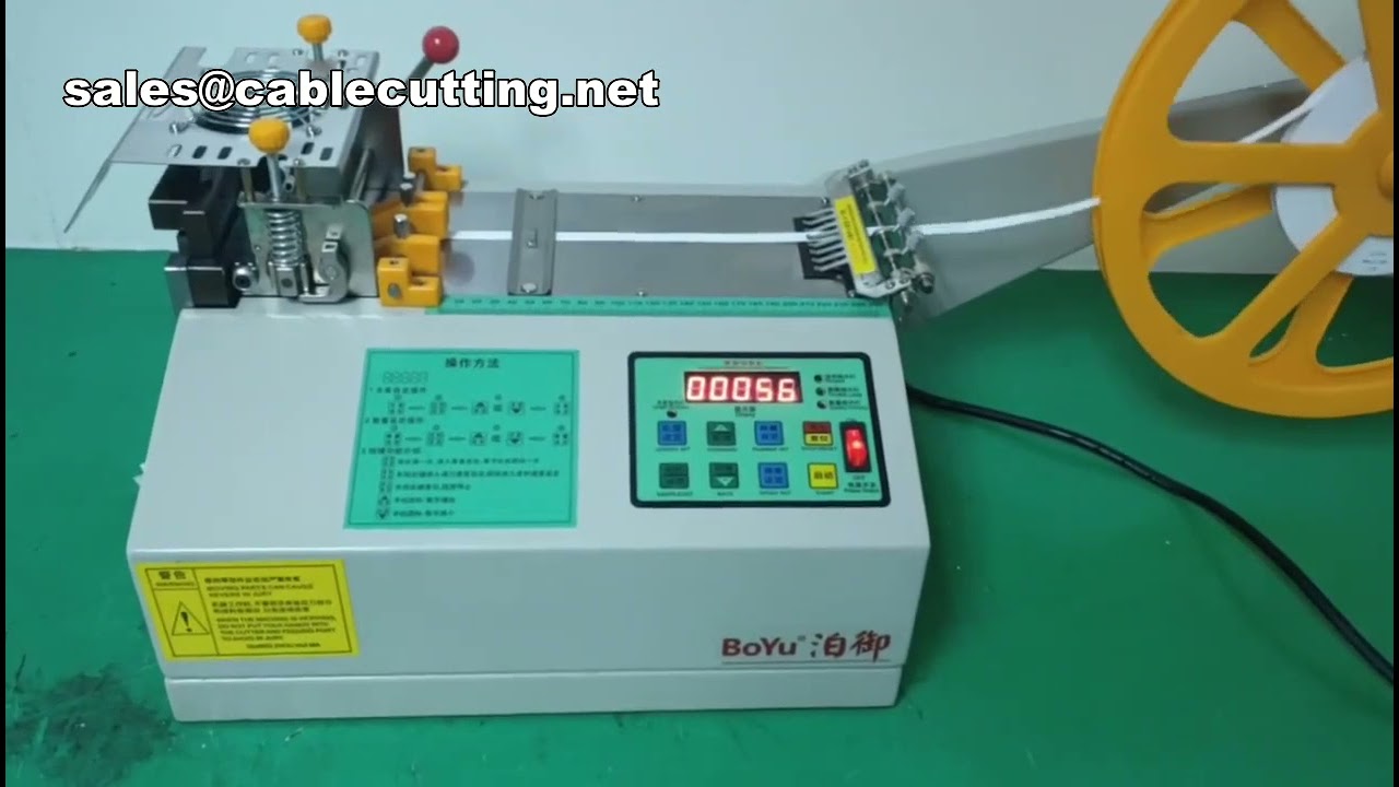 Máy Cắt Cao Su Tự Động – Máy Cắt Băng Keo PVC Bằng Dao Cắt Lạnh Hiệu Quả