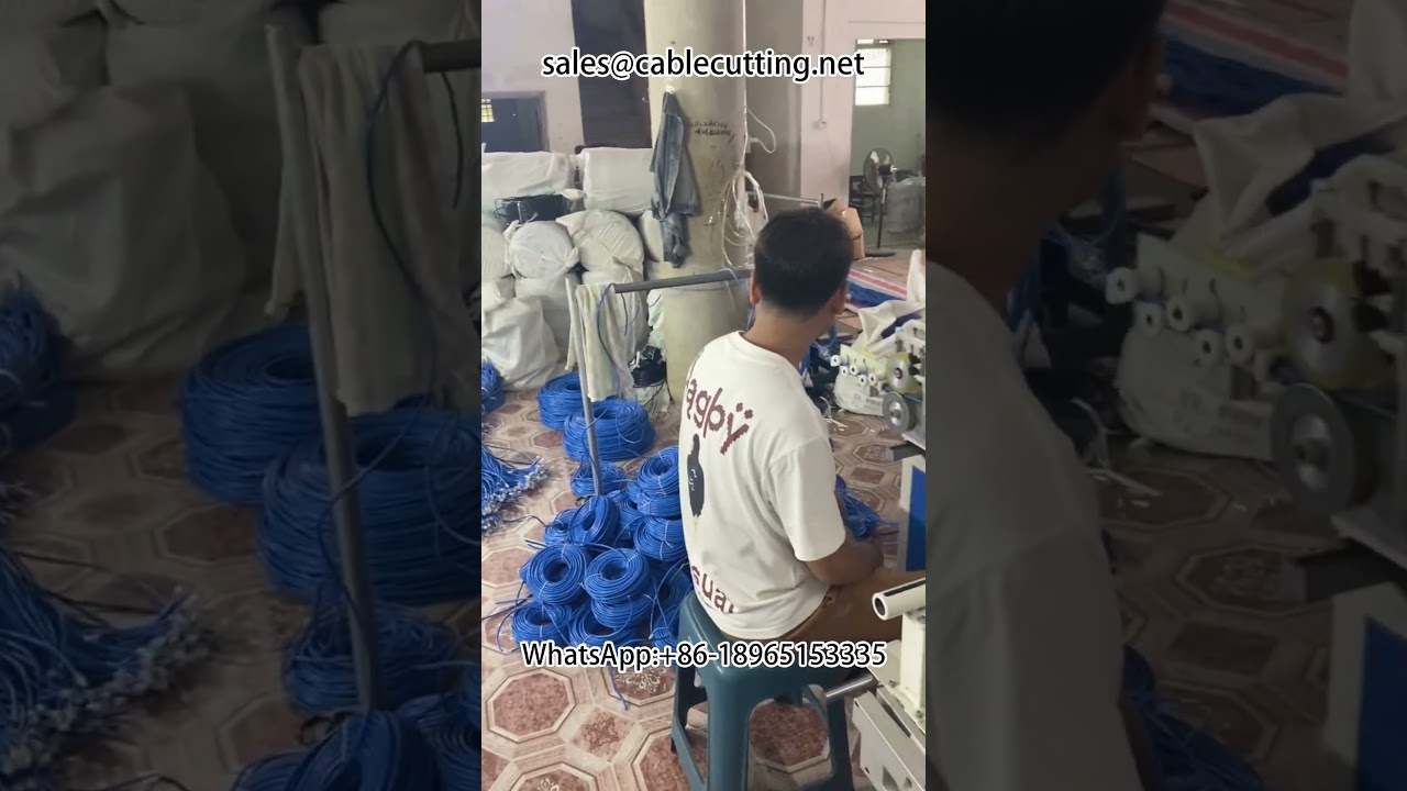 Máy quấn dây cáp mạng tự động - Thiết bị xử lý dây chuyên nghiệp