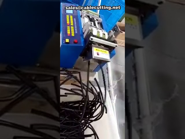 Máy Cắt Ống Co Nhựa PVC Tự Động - Cắt Chính Xác Ống Bọc Dây Điện