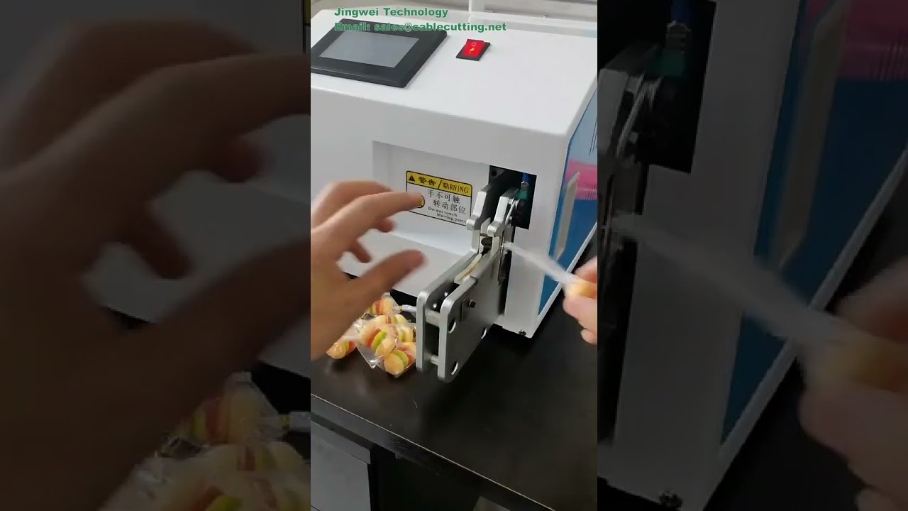 Máy buộc dây xoắn bán tự động chất lượng cao dành cho túi bánh mì và kẹo