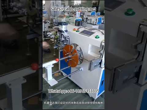 Máy đếm, cắt, cuộn và buộc dây cáp tự động – Tăng hiệu suất sản xuất