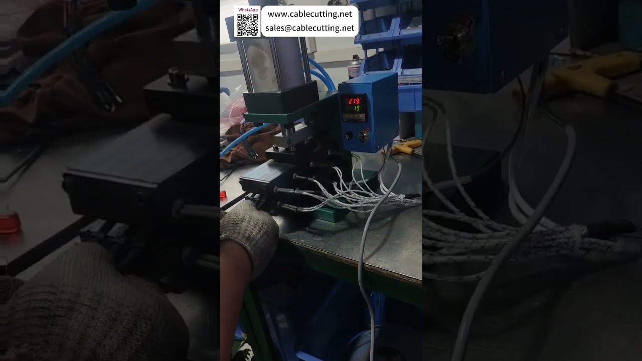 Máy tuốt dây nhiệt cao cấp cho dây cáp sạc dự phòng – Loại bỏ cách điện chính xác (Shorts)