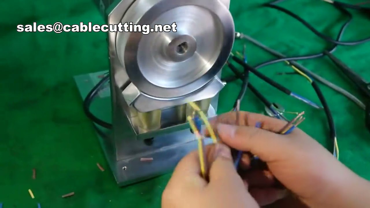Máy Tuốt Nửa Vỏ và Xoắn Dây Điện Cỡ Nhỏ - Tự Động Hóa Chính Xác