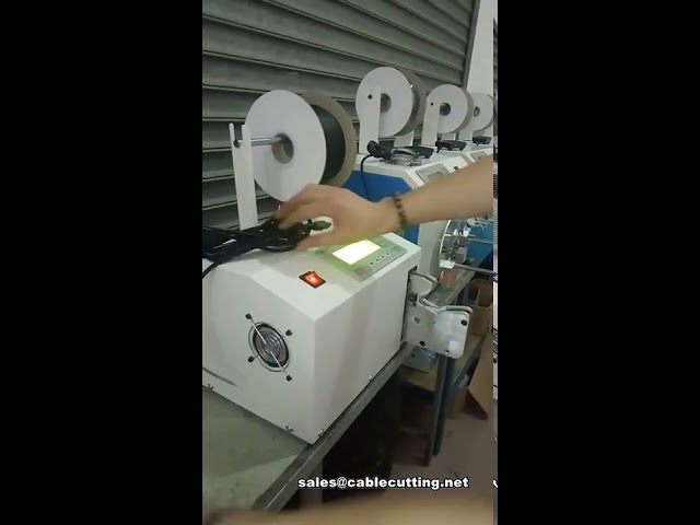 Máy buộc dây thép tự động mới – Giải pháp quấn cáp công nghiệp thông minh