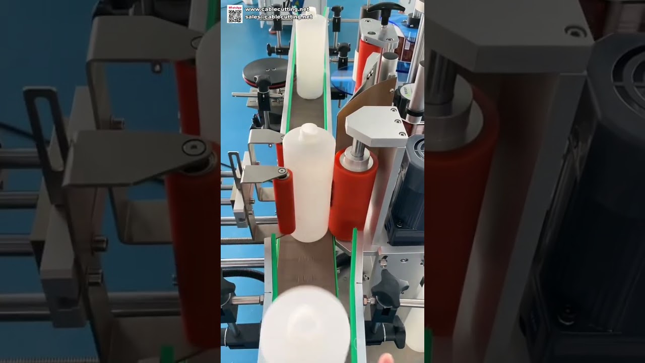 Máy Dán Nhãn Chai Lọ Tròn Đa Năng - Thiết Bị Dán Nhãn Tự Động Cho Chai Thủy Tinh và Nhựa