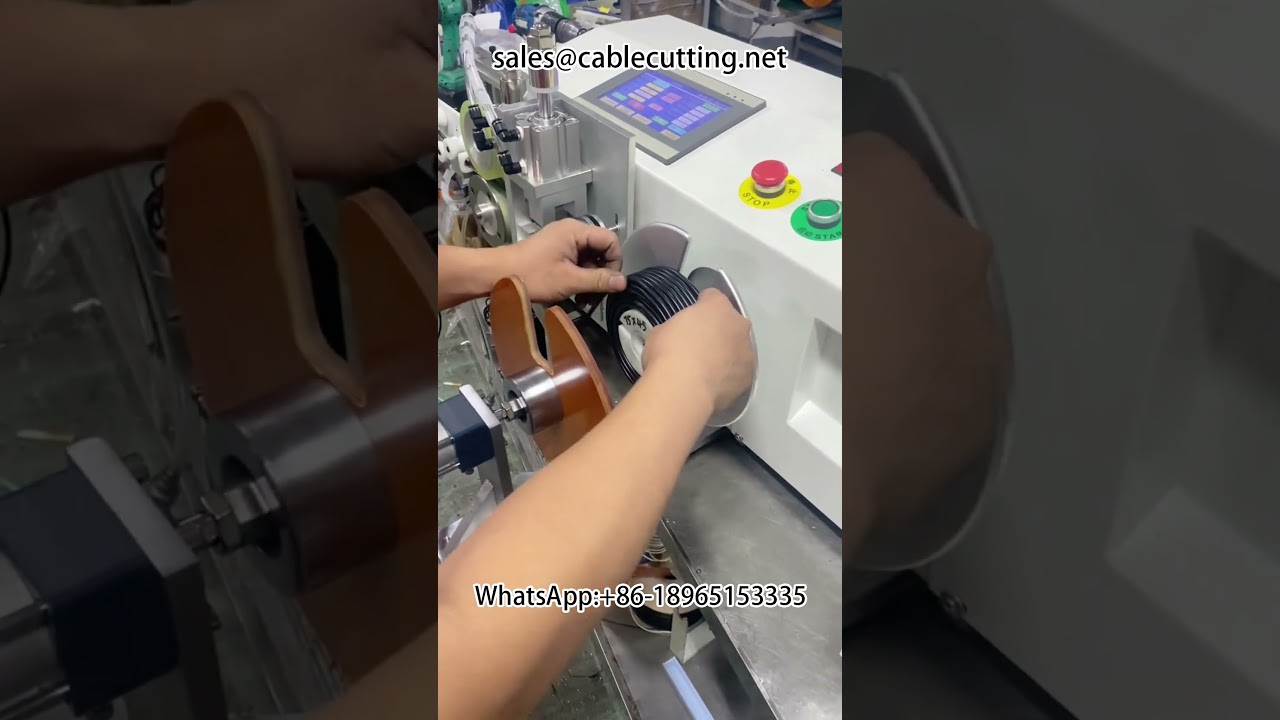 Máy đếm mét, quấn và buộc dây tự động cho cuộn lớn - Thiết bị gia công dây điện chuyên nghiệp