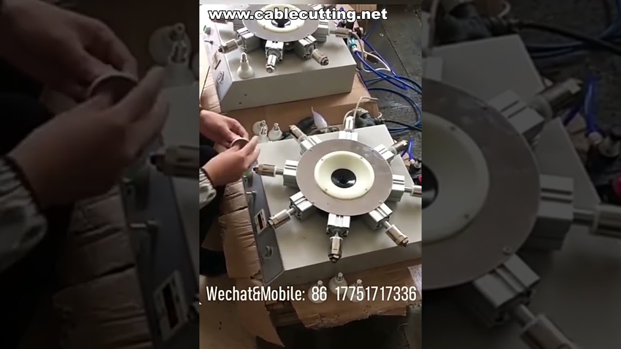 Máy Siết Đầu Đèn LED | Kìm Bấm Đế Đèn | Máy Lắp Ráp LED Tự Động Trực Tuyến