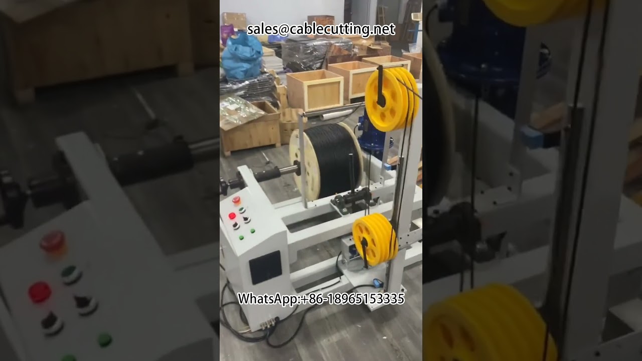 Máy tự động đếm mét, phân loại, cắt, quấn và cuộn lại dây cáp | Máy quấn dây | Máy đo mét