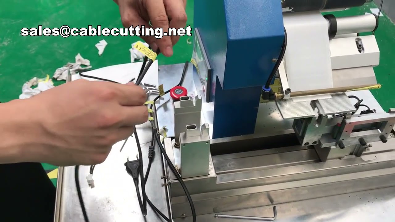 Máy Dán Nhãn Dây Điện Tự Động - Giải Pháp Đánh Dấu Cáp Hiệu Quả