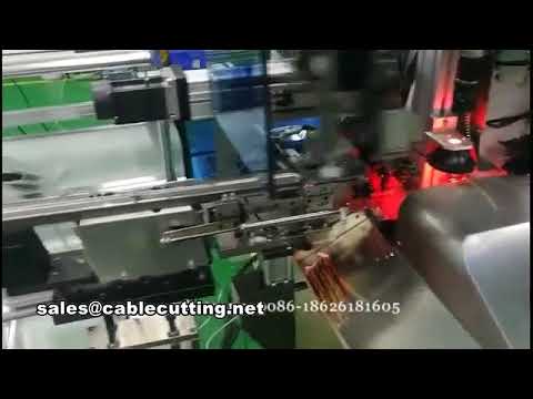 Máy tự động tuốt dây, xoắn, hàn, gắn đầu cốt và lắp vỏ cho dây điện