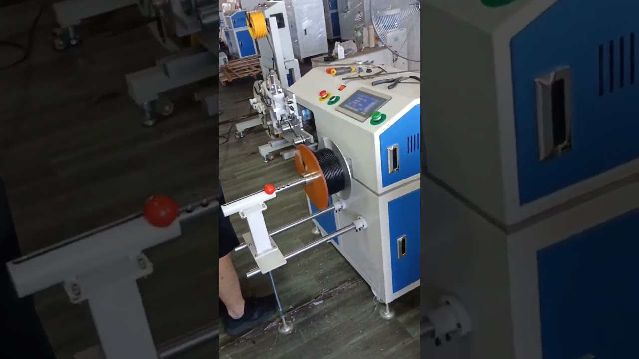 Máy đếm mét, phân loại, cắt & cuộn tự động với định lượng chính xác #factory #machine