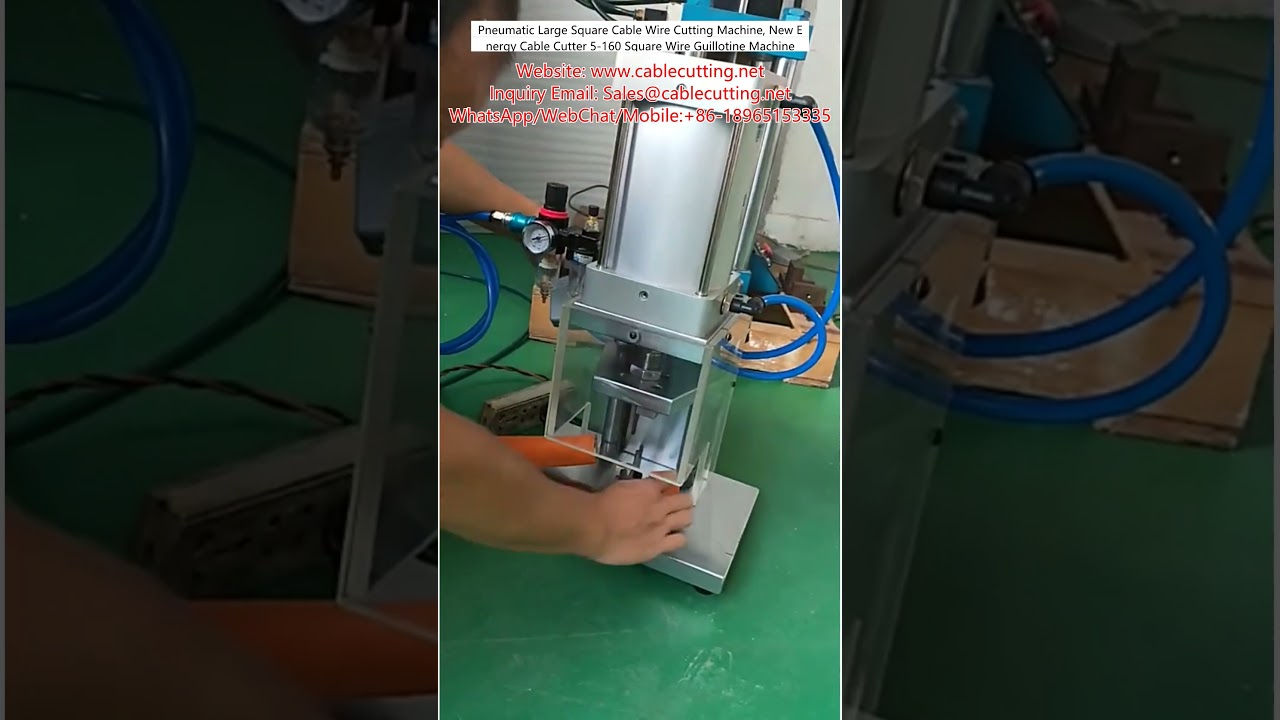 Máy Cắt Cáp Vuông Lớn Khí Nén | Máy Cắt Dây Cáp Điện Năng Lượng Mới 5-160 mm²