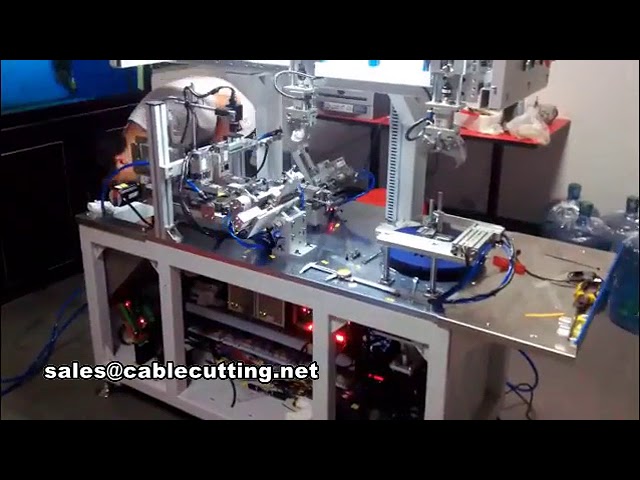 Máy quấn dây và bọc nhựa tự động cho dây sạc điện thoại - Giải pháp sản xuất thông minh