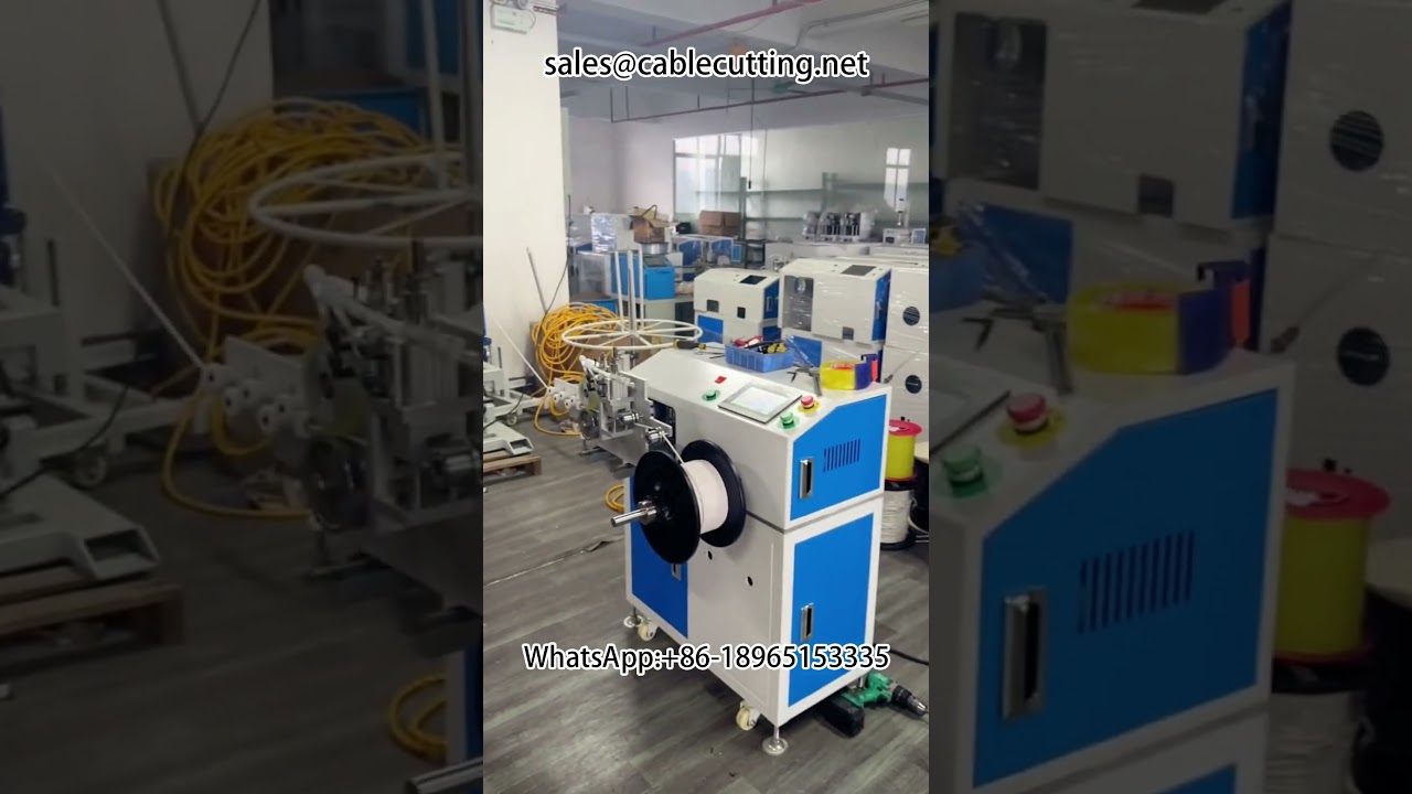 Máy quấn cuộn dây từ cuộn lớn sang nhỏ, đếm mét chính xác với đầu kéo chủ động biến tần