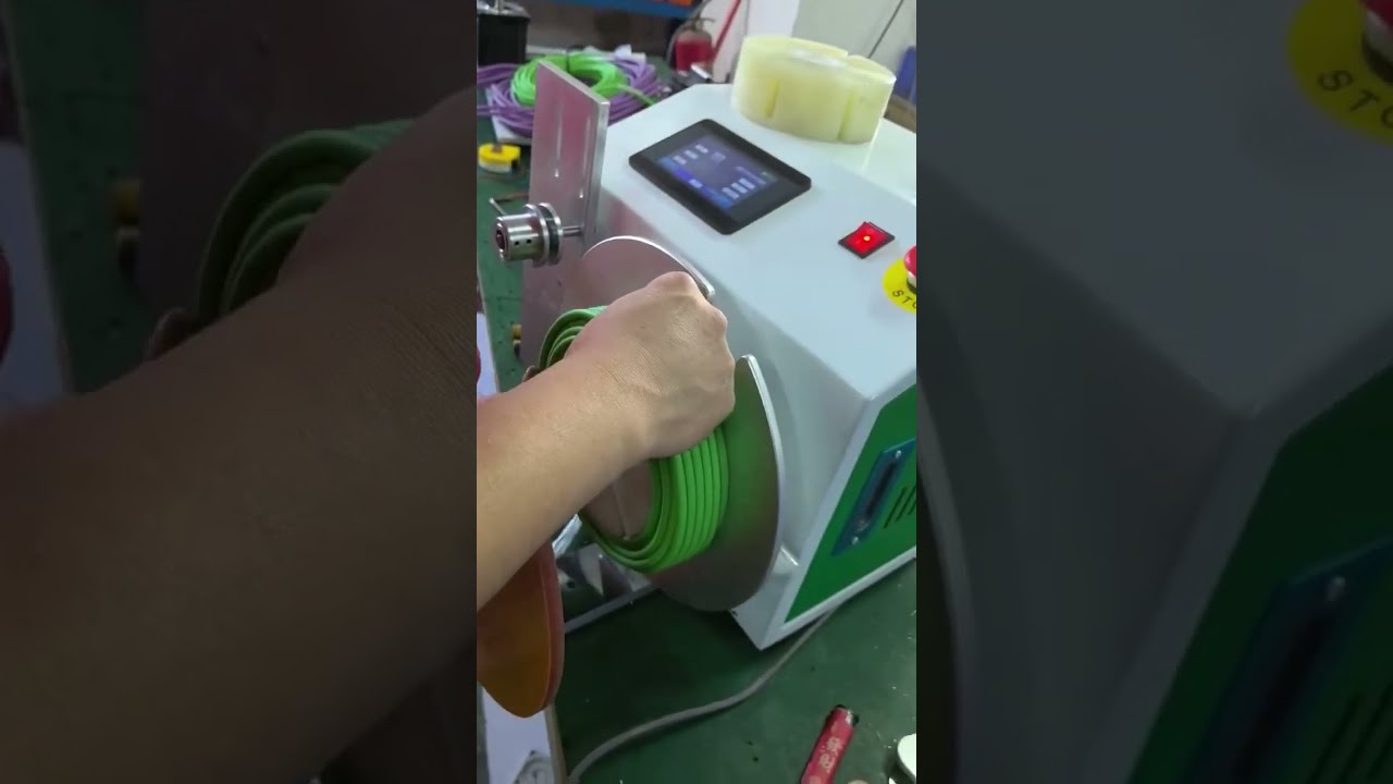 Máy quấn dây linh hoạt servo kết hợp phân loại tự động - Cảnh quay thực tế nhà máy
