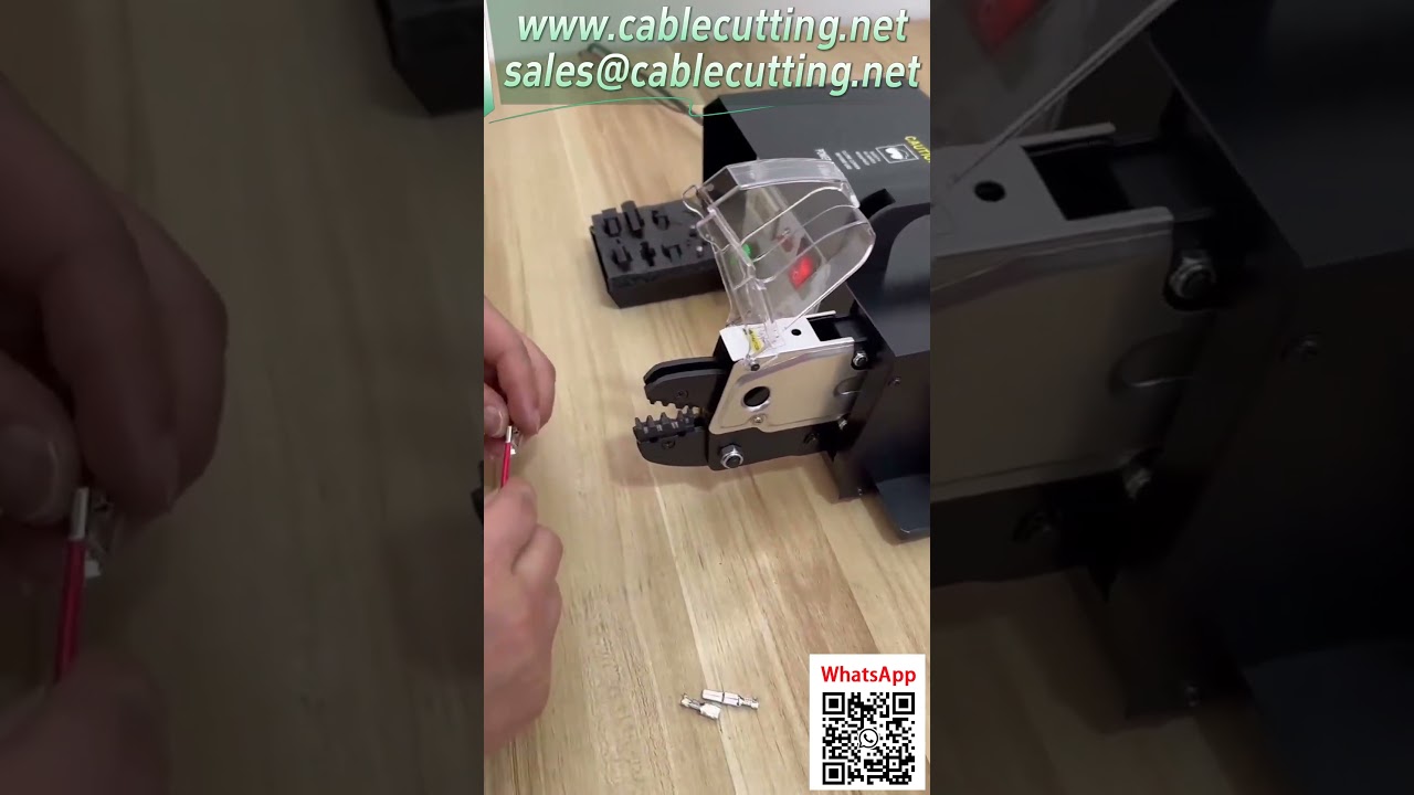 Máy ép đầu cốt điện tự động - Hướng dẫn ép đầu cốt hình chĩa (spade connector)