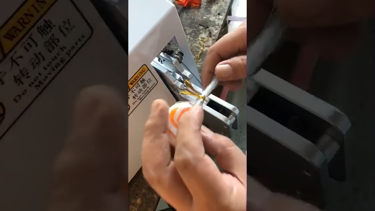 Máy Buộc Dây Vàng Tự Động Cho Túi Nhựa P-X-2 - Giải Pháp Đóng Gói Công Nghiệp