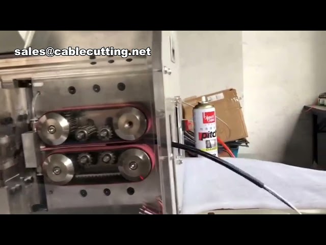 Máy tuốt và cắt dây tự động đa lõi 4 dây | Máy xử lý dây điện chuyên nghiệp