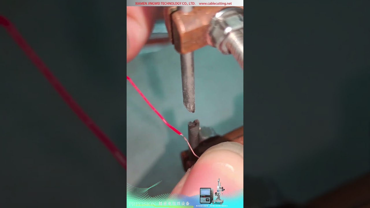 Máy hàn điểm điện trở chính xác cho cáp bện điện tử 0,75mm và nối dây điện từ