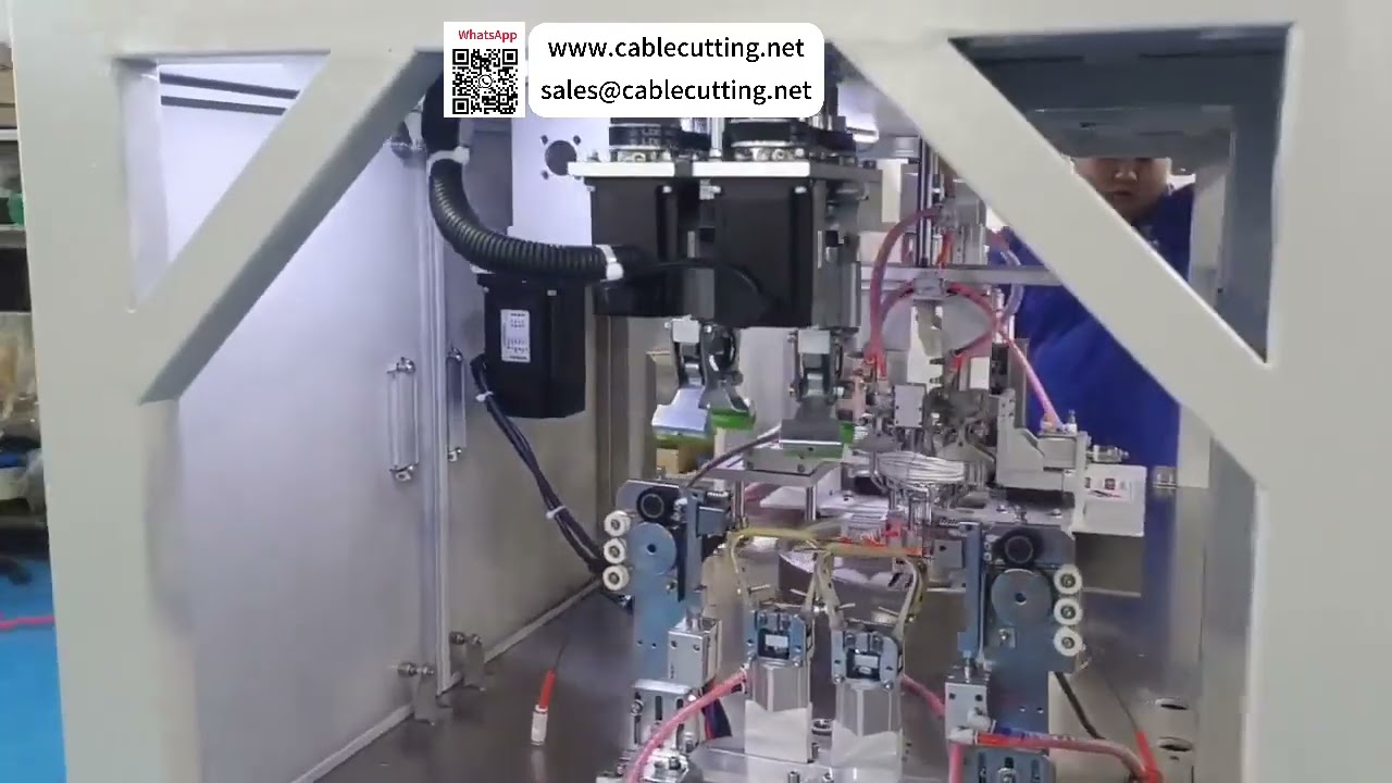 Máy cắt tuốt quấn và buộc cáp tích hợp — tùy chọn quấn vòng tròn và số 8