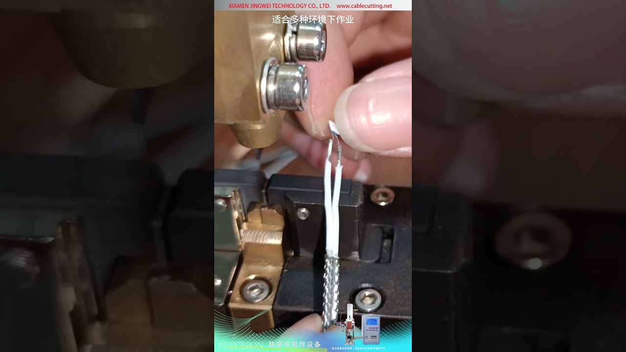 Máy hàn điểm vi mô chính xác cho chân chip cảm biến nhiệt độ PT200 và cáp dây dẫn